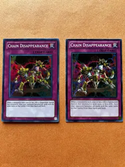 Konami Yu-Gi-Oh! Chain Disappearance Trap Cards Lot TU06 LCYW 1st Edition - 2 - Image 5