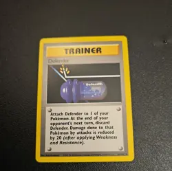80/102 Defender - Base Set - Uncommon - 1999 - Vintage - Pokemon Card TCG - Image 1
