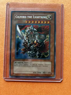 Yugioh Konami Gilford the Lightning CT2-EN001 Secret Rare Limited Edition - Image 1