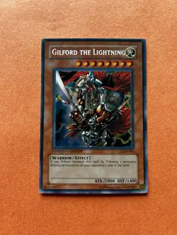 Yugioh Konami Gilford the Lightning CT2-EN001 Secret Rare Limited Edition - Image 5