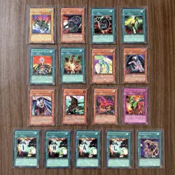 NM 1st Edition Labyrinth of Nightmare 17/17 Complete Rare Set (Yu-Gi-Oh/English) - Image 1
