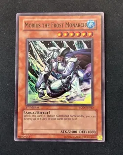 Mobius the Frost Monarch SOD-EN022 Super Rare 1st Edition Yugioh - Image 1