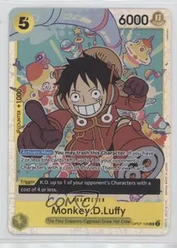 2024 One Piece Card Game: 500 Years in The Future OP07 SR Monkey D Luffy - Image 1