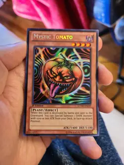 Yugioh Mystic Tomato LCYW-EN239 1st Secret Rare - Image 1