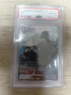 2019 Final Fantasy Trading Card Game: Opus 12 Collection Noctis PSA 10 - Image 1