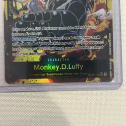 One Piece MONKEY.D.LUFFY Gear 4 sec Alt Art OP10-118 Parallel English Luffy NM - Image 3