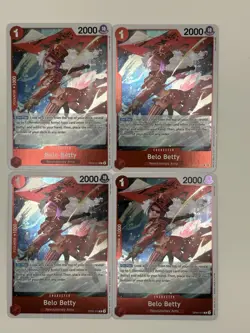 One Piece TCG Belo Betty Awakening of the New Era OP05-015 Playset (x4) NM Eng - Image 1