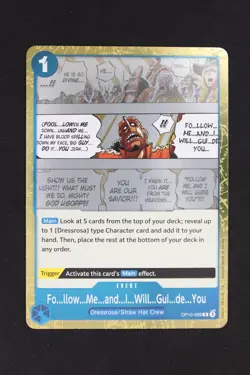 One Piece Follow Me...and...I...Will...Gui...de...You NM - Royal Blood OP10-059 - Image 1