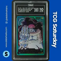 2025 ONE PIECE ANIME 25TH COLL. JP #OP06-020 HODY JONES ALT ART LEADER TAG 10 - Image 1