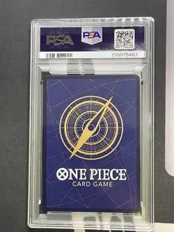 2024 One Piece PRB-01 English ST03-005 Dracule Mihawk Jolly Roger Foil PSA 10 - Image 2