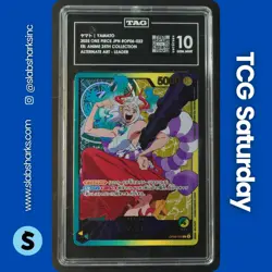 2025 ONE PIECE ANIME 25TH COLLECTION JP #OP06-022 YAMATO ALT ART LEADER TAG 10 - Image 1