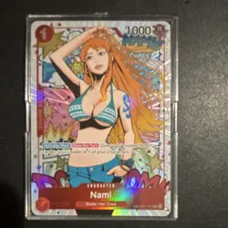 Bandai One Piece CCG Nami ST01-007 Treasure Rare Holo Wings of the Captain - Image 1