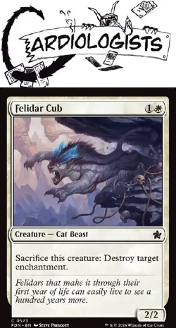 Felidar Cub 0573 | Magic the Gathering MTG | Foundations | Common | NM - Image 1