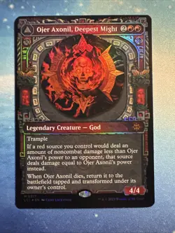 MTG Magic Lost Caverns Of Ixalan NM Showcase Foil Ojer Axonil Deepest Might - Image 1