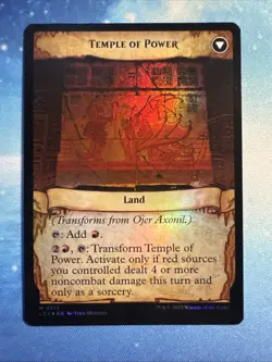 MTG Magic Lost Caverns Of Ixalan NM Showcase Foil Ojer Axonil Deepest Might - Image 2