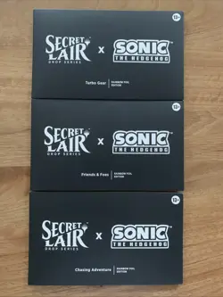 MTG Secret Lair x Sonic The Hedgehog: Complete Rainbow Foil Set 1 of each - Image 1