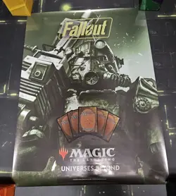 MtG FALLOUT Set Promotional Poster Magic The Gathering - Image 1