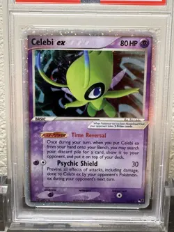 2005 Pokemon Pop Series 2 Celebi EX-Holo #17 PSA 6 EX-MT - Image 5