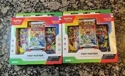 Pokemon TCG 2026 First Partner Illustration Collection Series 1 - Lot Of 2 Boxes - Image 1