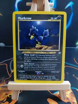 Pokemon TCG Murkrow Neo Genesis 24/111 Regular Unlimited Rare - Image 1