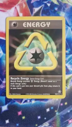 pokemon tcg neo dicovery recycle energy 105/111 - Image 1