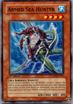 1x Yu-Gi-Oh! Armed Sea Hunter - ANPR-EN025 - Common - 1st Edition - Image 1