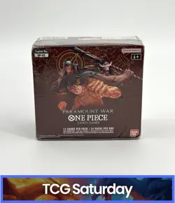 ONE PIECE OP02 PARAMOUNT WAR ENGLISH BOOSTER BOX SEALED - Image 1