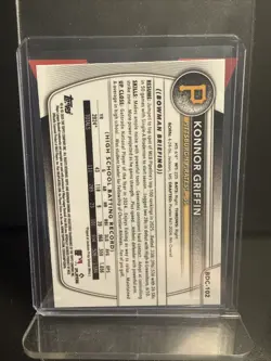 2025 Bowman Draft Chrome Konnor Griffin #BDC-102 Mega Box Mojo Refractor - Image 2