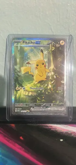 Pokemon Pikachu EX Full Art Holo Special Illustration Rare Card 276/217 200 HP - Image 1
