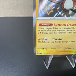 Raichu - 132/091 - Pokemon Paldean Fates Shiny Rare Card NM - Image 4