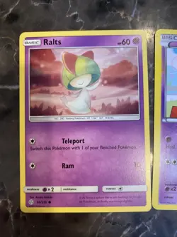 Pokemon Cards Ralts Cute Cards Set Of 2 Near Mint - Image 3