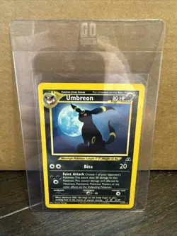 Pokemon TCG Umbreon Neo Discovery Holo Rare Card 13/75 - Image 1