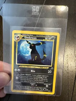 Pokemon TCG Umbreon Neo Discovery Holo Rare Card 13/75 - Image 2