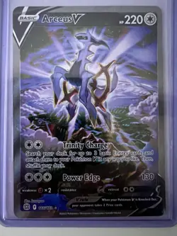 Arceus V 166/172 Brilliant Stars Pokemon TCG Foil Basic Card English - Image 3