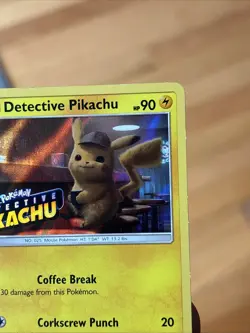 Pokemon Detective Pikachu Promo Stamped Holo SM190 Tcg Card 2019 Foil WOW - Image 5