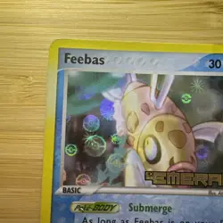 Feebas 49/106 EX Emerald Reverse Holo Stamped 2005 Pokemon TCG Card MP - Image 2