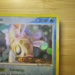 Feebas 49/106 EX Emerald Reverse Holo Stamped 2005 Pokemon TCG Card MP - Image 3