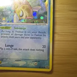 Feebas 49/106 EX Emerald Reverse Holo Stamped 2005 Pokemon TCG Card MP - Image 4