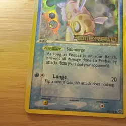 Feebas 49/106 EX Emerald Reverse Holo Stamped 2005 Pokemon TCG Card MP - Image 5