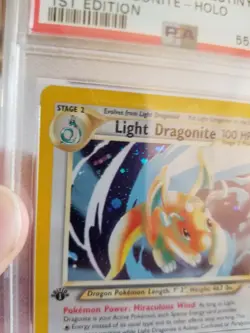 PSA 9 LIGHT DRAGONITE 14/105 1st Edition Neo Destiny Pokemon Card Mint - Image 3
