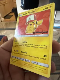Pokemon Pikachu TCG Ash's SM109 Special Promo Card Mint Condition - Image 2