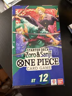 ONE PIECE CARD GAME - ZORO AND SANJI - ST12 STARTER DECK ENGLISH NEW SEALED - Image 1