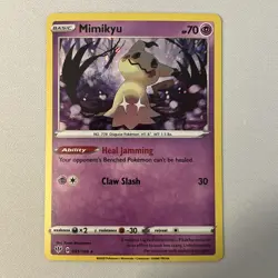 MIMIKYU VIVID VOLTAGE SET RARE HOLO-FOIL POKEMON CARD 081/189 NM/M - Image 1