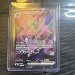 Team Rocket’s Nidoking Ex Mint Condition Pokemon Card 216/182 - Image 1