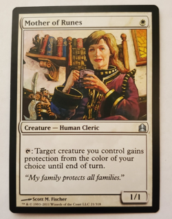 1x Mother of Runes Commander 2011 MTG Magic the Gathering LP - Image 1