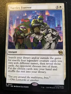 Turtles Forever 0027 Rare Teenage Mutant Ninja Turtles Magic: The Gathering - Image 1
