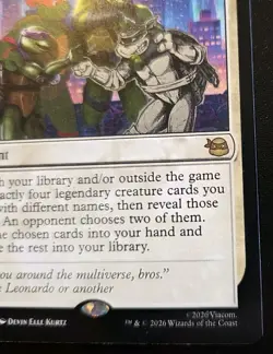Turtles Forever 0027 Rare Teenage Mutant Ninja Turtles Magic: The Gathering - Image 5