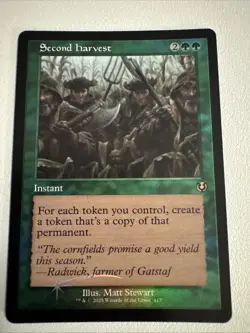 Second Harvest Retro Frame (NM Foil) INR-0417 Rare MTG - Image 1