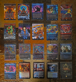 MTG TMNT Mythic Borderless Foil Lot 20 Splinter Shadows Leonardo Gold Stamped - Image 1