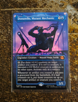 MTG TMNT Mythic Borderless Foil Lot 20 Splinter Shadows Leonardo Gold Stamped - Image 4